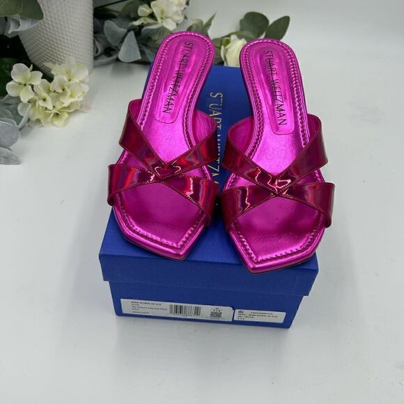 Women’s Stuart Weitzman sandals, size 9.5. Made in Spain. - Picture 9 of 10
